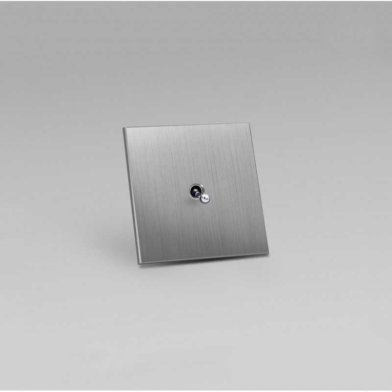 interrupteur simple VV rétro acier collection haut de gamme vendome serie 2