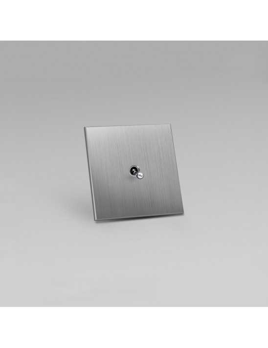 interrupteur simple VV rétro acier collection haut de gamme vendome serie 2